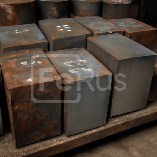 Поковка стальная гладкая квадратного сечения 1060х230 мм 34ХН1М ГОСТ 7829-70