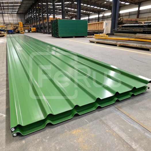 Профнастил С8 полиэстер (Zn100-180) 0,35х1150х800 мм, RAL 6002