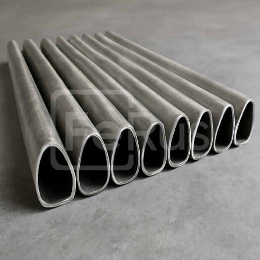 Труба нержавеющая каплевидная 60х30х2 мм 12Х18Н10Т ГОСТ 8638-57